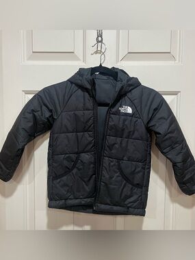 The North Face Black Toddler/Kids' Hooded Insulated Jacket